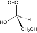 D-Glycerinaldehyd Keilstrichformel.png